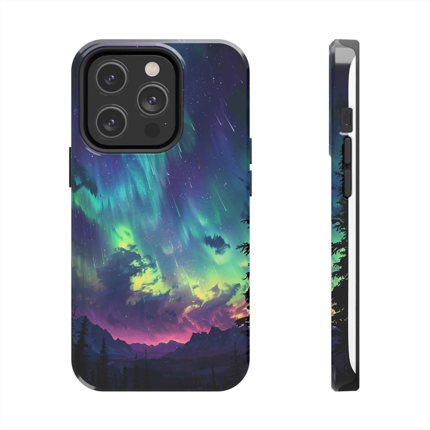 Aurora Dreams Phone Case for iPhone - Lightweight, Impact Resistant, Wireless Charging Compatible