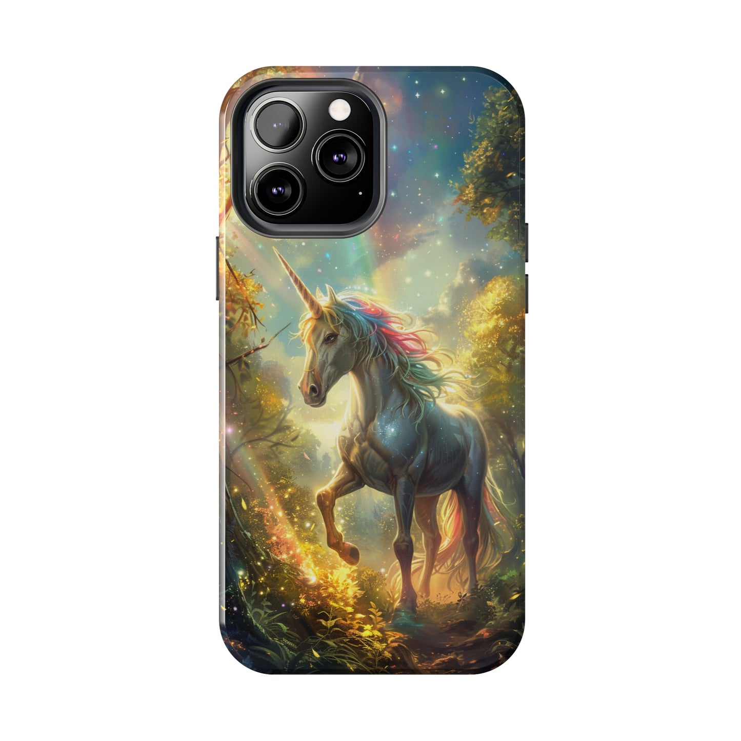 Magnificent Unicorn Phone Case for iPhone - Lightweight, Impact Resistant, Wireless Charging Compatible