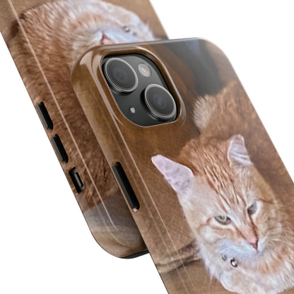 Alfred the Cat's "Couch Potato" Phone Case for iPhone - Lightweight, Impact Resistant, Wireless Charging Compatible