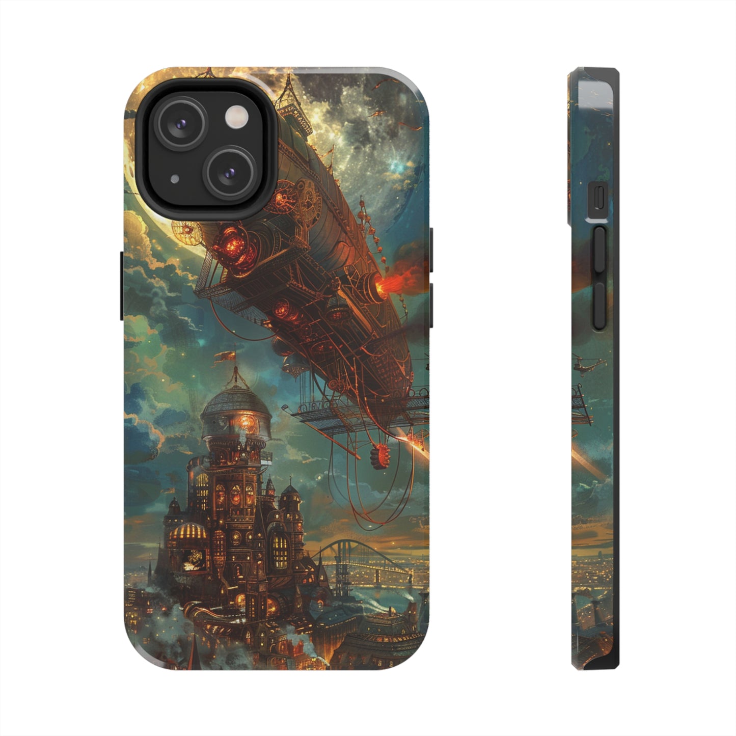 Steampunk Adventures 2 Phone Case for iPhone - Lightweight, Impact Resistant, Wireless Charging Compatible