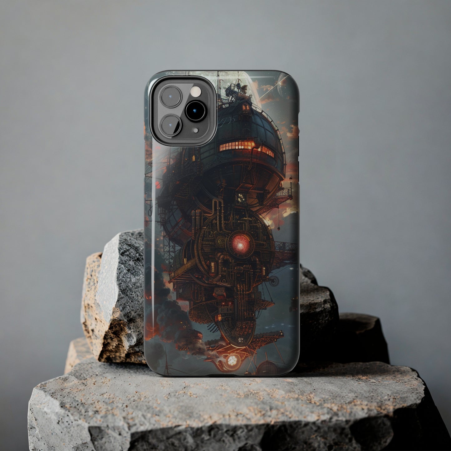 Steampunk Adventures 3 Phone Case for iPhone - Lightweight, Impact Resistant, Wireless Charging Compatible