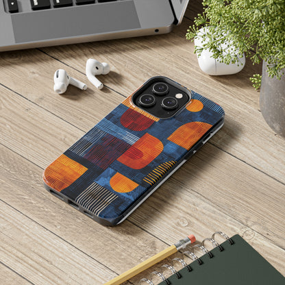 Cultural Tapestry Phone Case 3 for iPhone - Lightweight, Impact Resistant, Wireless Charging Compatible