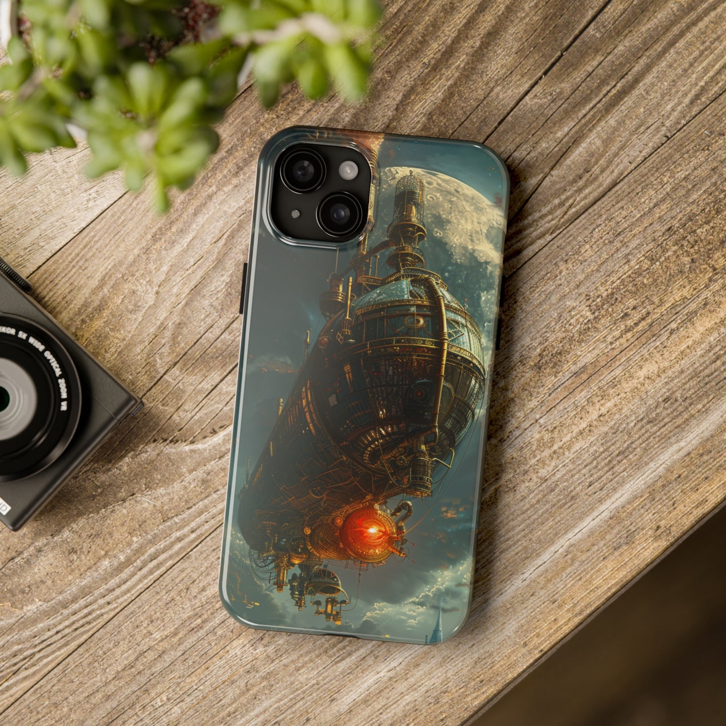 Steampunk Adventures 5 Phone Case for iPhone - Lightweight, Impact Resistant, Wireless Charging Compatible