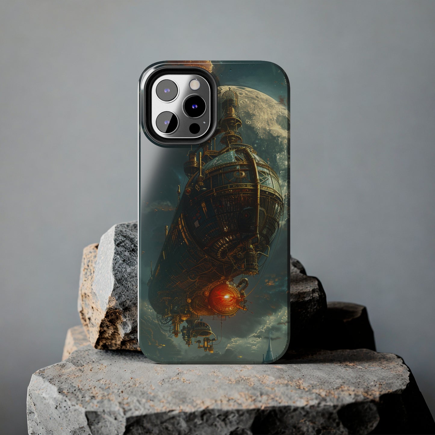 Steampunk Adventures 5 Phone Case for iPhone - Lightweight, Impact Resistant, Wireless Charging Compatible