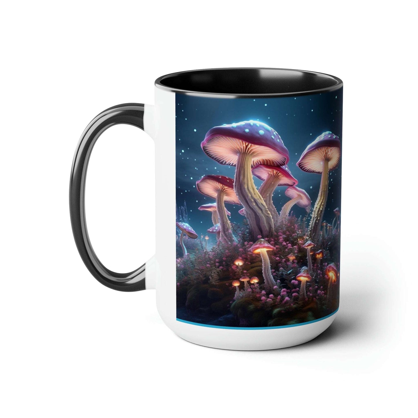 AI Art Mushroom Land Coffee Mug