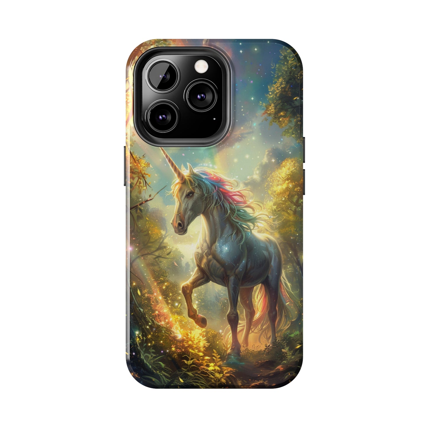 Magnificent Unicorn Phone Case for iPhone - Lightweight, Impact Resistant, Wireless Charging Compatible