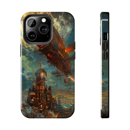 Steampunk Adventures 2 Phone Case for iPhone - Lightweight, Impact Resistant, Wireless Charging Compatible