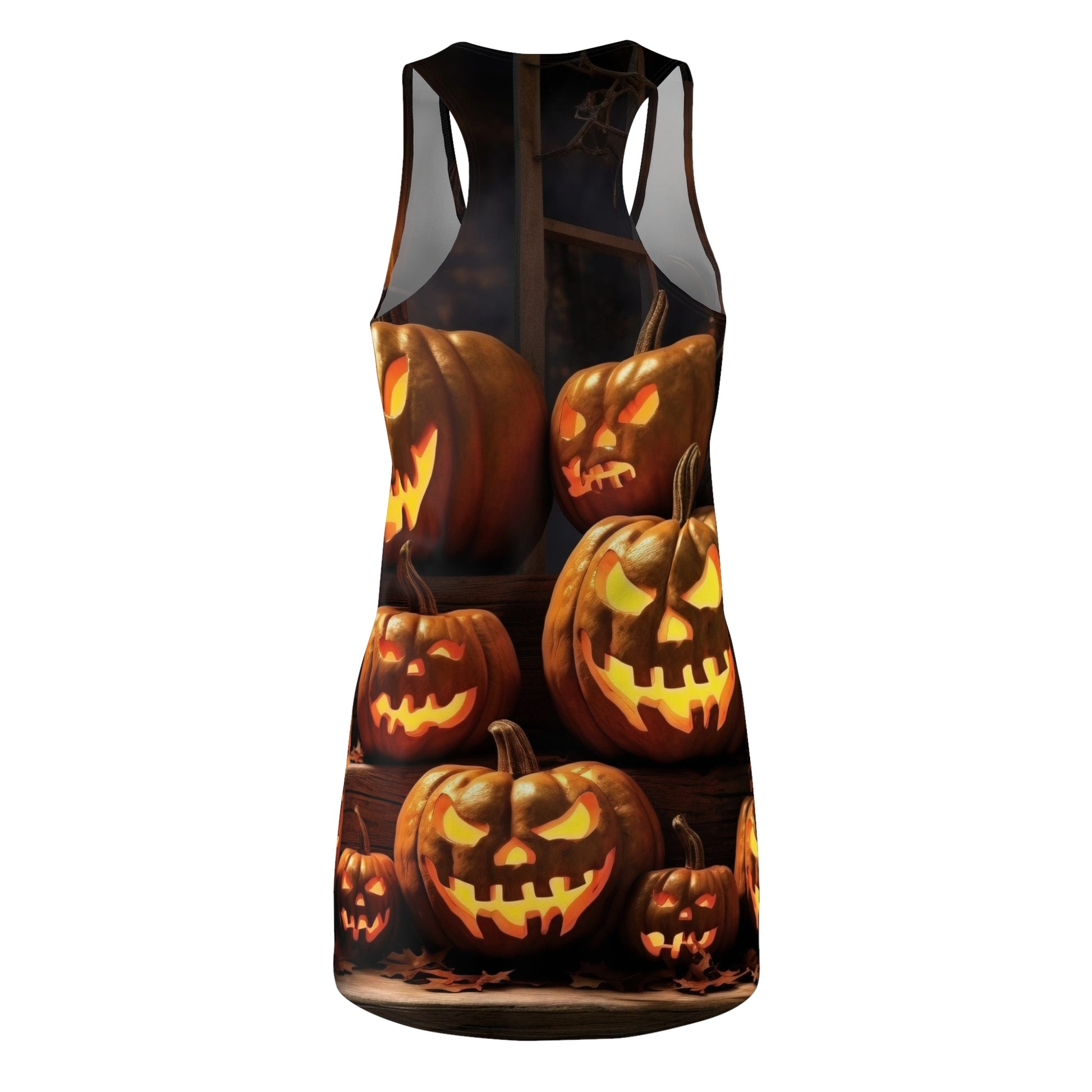 Vintage Halloween Dress with Pumpkins!!! Look Cute for Halloween in this Stylish Pumpkin Dress