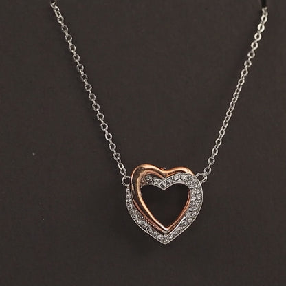 Twin Flames - Interlocking Hearts Necklace